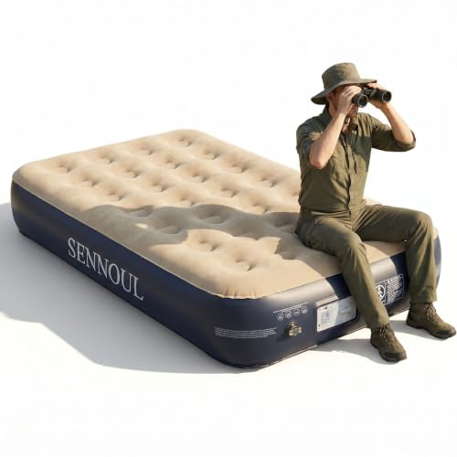 SENNOUL Twin Air Mattress with Built-In Pump