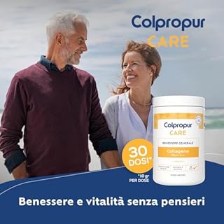 Collagene Idrolizzato in Polvere Gusto Neutro - Peptidi di Collagene, Collagene da Bere Integratore per Ossa, Cartilagini, Pelle e Denti – 300g