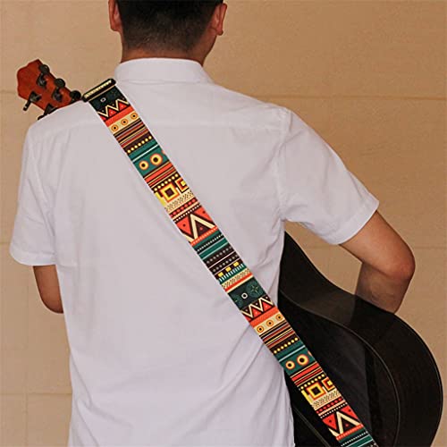 Guitar Strap Acoustic Electric Guitar Bass Multi-Color Guitar Belt Adjustable Colorful Printing Nylon Straps (Color : E… - Les Beatles, Paul McCartney, John Lennon, RIngo Starr, George Harrison Guitar Strap Acoustic Electric Guitar Bass Multi-Color Guitar Belt Adjustable Colorful Printing Nylon Straps (Color : E… – Image 3