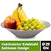 Produktbild Cucino Obstschale Edelstahl Ø 29cm - Dekoschale Silber in moderner Optik, geeignet für Obst und als Dekoration für Wohnzimmer, Flur, etc.