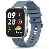 3 Cinturini Silicone Per Xiaomi Redmi Watch 3 Active/Lite - Braccialetti Morbidi E Traspiranti - Foto 3