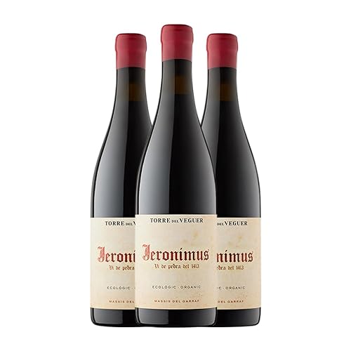 Torre del Veguer Jeronimus Penedès Crianza – Pack 3 Botellas de Vino Tinto 75 cl Torre del Veguer Jeronimus Penedès Crianza – Pack 3 Botellas de Vino Tinto 75 cl