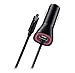 Verizon Micro USB Car Charger with 3.4 Amp & LED Light for Samsung Galaxy S7/S7 Edge/S6/S6 Edge/S5/Note 5/J7 V, LG K20/V10/Stylo 2 V, Nokia Lumia 735, Droid Turbo/Turbo 2