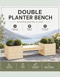 Double Planter Bench Woodworking Plans: Step-by-Step DIY Outdoor Bench With Integrated Cedar Planters, Cut List, Dimensions and Beginner-Friendly Instructions