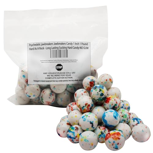 Naturejam Psychedelic Jawbreakers Candy 1 Inch 1 Pound Hard As A Rock thumb #2