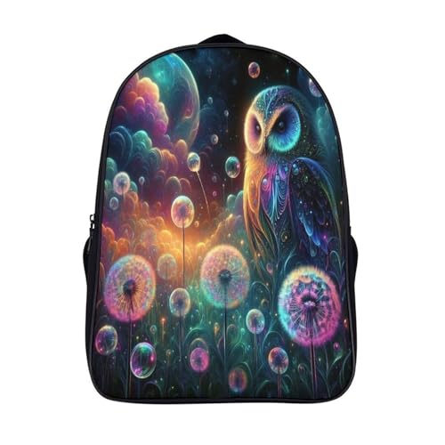 Sac à dos hibou 2 compartiment animal imperméable école voyages 3D