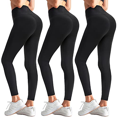 Workout Leggings for Women Tummy Control – High Waisted Soft Non-See-Through Yoga Pants Running Athletic Tights