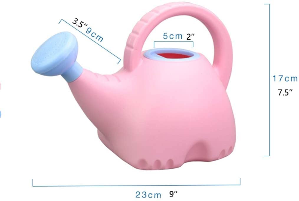 Regadera, Decorativa Moderna Regadera De Elefante para Exteriores, para El Hogar, Patio, Césped, Planta Jardinería, Plástico Bonita para Interiores Latas de Riego(C)