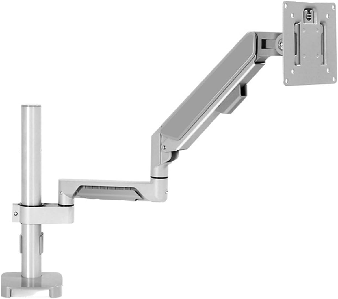 Monitor Computer Display heightened and Extended Bracket arm Desktop Screen Punch-Free Lifting Base Rotation(Black)