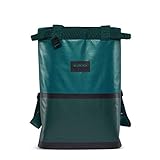 Igloo Reactor Portable 46 Can & Wine Bottle Soft Sided Insulated Leakproof Water Resistant Cinch Backpack Cooler Bag with Bottle Opener for Hiking, Camping, Fishing, & Picnic, Deep Teal