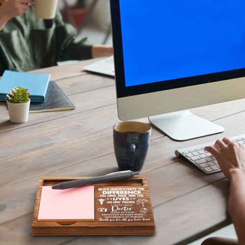 Support de notes autocollantes pour médecin contre le désordre de bureau