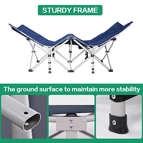 Faysore Camping Cot Cots For Sleeping With Mattress Cots For Camping For Adults With Camfortable Pad Heavy Duty Camping Bed With Carry Bag Folding Cot For Hiking Home Office Nap And Beach Vacation #TOP4