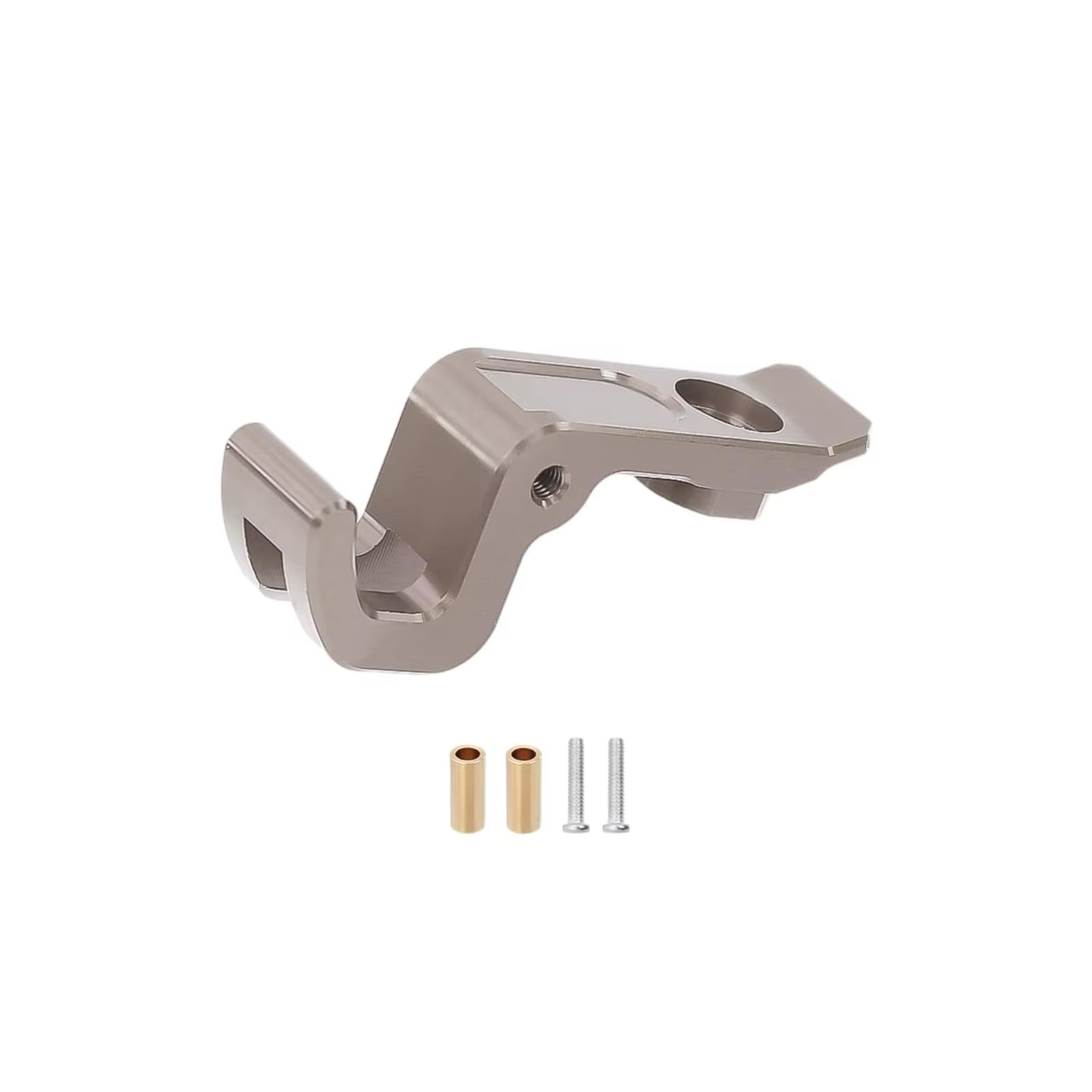 RC Car Accessories Compatible With MJX For Hyper Go 16208 H16H Rc Car Upgrade Modification Accessories Parts Metal Body Shell Locker(Silver)