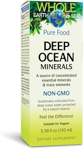 Whole Earth & Sea Pure Food Deep Ocean Minerals, 100 ml