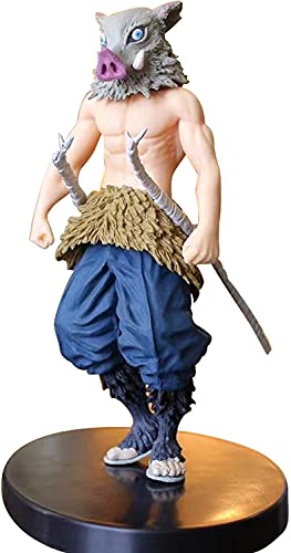 Demon Slayer Figure, 6.3'' Demon Slayer Action Figures PVC Toys Hashibira Inosuke Anime Character Model Standing Statue Anime Demon Slayer Figure Toy Gift Decoration