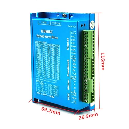 Stepper motor driver HB808C closed loop AC18-80V pour commande CNC