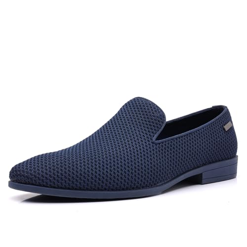 Image of Mens Tuxedo Dress Loafers Slip On Formal Wedding Shoes