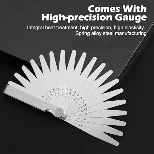 24 Inch Machinist Straight Edge Tool, Precision Steel Cylinder Head Straight Edge with Feeler Gauges for Engine Block Flywheel & Transmission Inspection by Fuerdich - Image 7