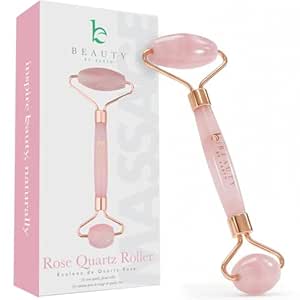 Rose Quartz Face Roller - Relaxation Gifts for Women, Skin Care Tools for Fine Lines and Wrinkles, Teenage Girl Gifts, Beauty Gift Ideas, Face Massager Tools, Facial Tool, Self Care Gift for Women