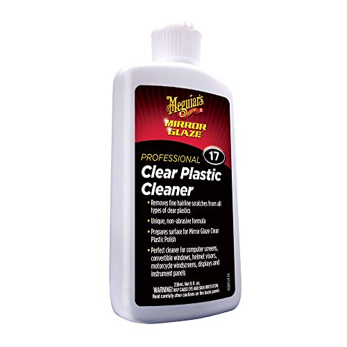 Meguiar's Mirror Glaze Clear Plastic Cleaner 8 Oz.'
