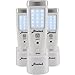 Bluetech LED Flashlight Night Light for Emergency Preparedness, Portable Unit with Motion Detection,Power Failure Light, ETL Approved Blackout Light- 3 Pack