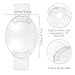 Wanmu 4 Pcs Plastic Eye Shield, Self-adhesive Clear Eye Patch Eye Surgery Covering Breathable After Surgery Eye Protections for Patient Men Women, Breathable Eye Shields for After Surgery