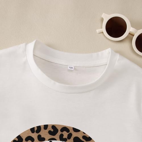 Image of CM C&M WODRO Kid Girl St Patrick's Day Shirt Lucky Clover T-Shirt Short Sleeve Cute Irish Shamrock Rainbow Graphic Tees Tops