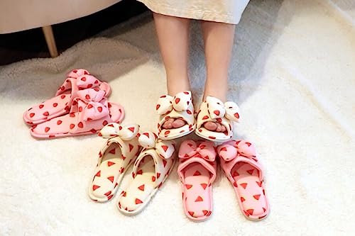 Women Summer Strawberry Slippers Open Toe Slippers Soft Memory Foam Anti-slip Bow Shoes Indoor Outdoor Christmas Gifts2