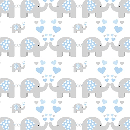 Premium 100% Cotton Muslin Fabric for Nursery and Crafting - 42" Wide, Beautiful Prints by the Yard