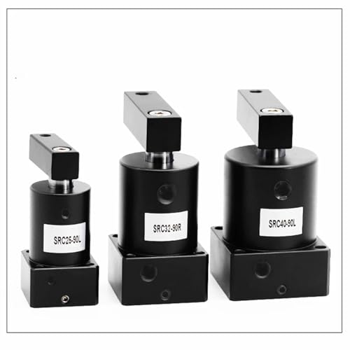 FSBNMNXPQ Cilindro Pneumatico di bloccaggio Rotante Pneumatico ACK25 ACK32 ACK40 ACK50 ACK63 SRC25 SRC32SRC40 SRC50 SRC63 (Color : ACK25, Size : -180R)