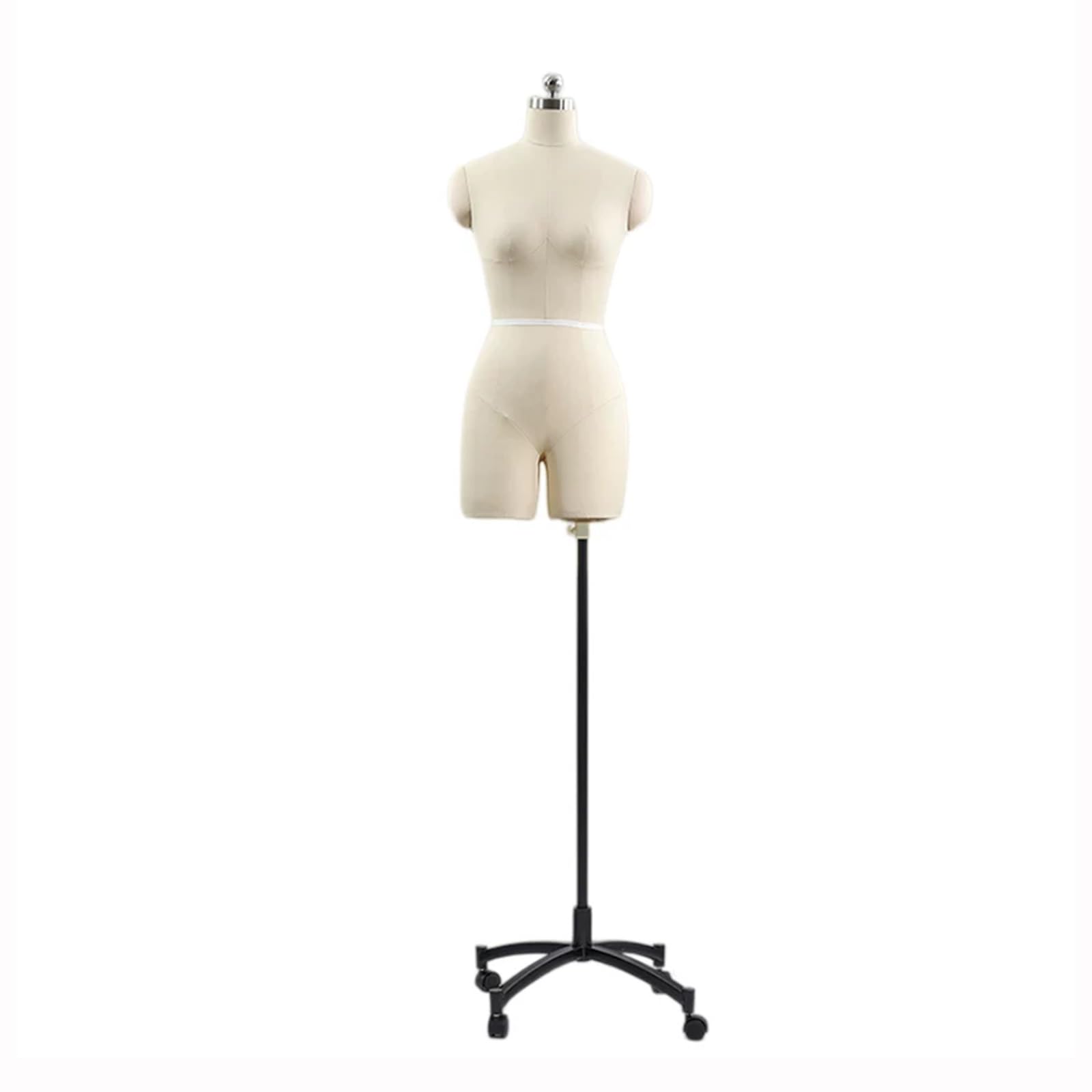 Adjustable Female Dress Form With Wheels, Pinnable Mannequin Torso With Rolling Base, For Sewing,Boutique Display