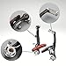 corki Cycles Linear Mountain Bike V-Brake Set Front and Rear 2 Pairs - 70mm Brake Pads (Black & Red)