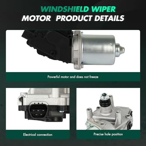 Image of SCITOO Front Windshield Wiper Motor Replacement fit for 2010-2015 for Chevrolet for Camaro,2008-2010 for Jeep for Grand Cherokee OE: 68040-580AA, 85110-02250,86511FG010