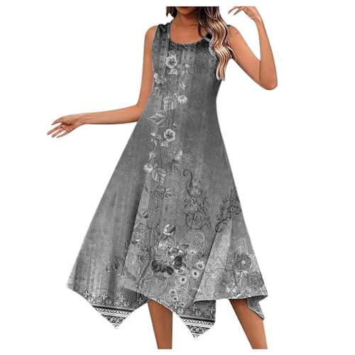 Robe de plage avec poches et ourlet mouchoir pour un style estival fluide et pratique