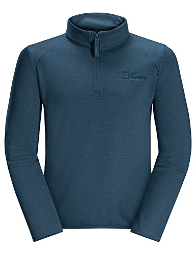 Pull Garçon Jack Wolfskin Aktivo Semi-Zip K pour les activités outdoor