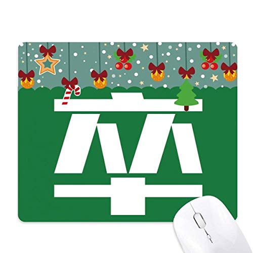 Tapis de souris soldat chinois de Noël en caoutchouc idéal pour le télétravail hivernal
