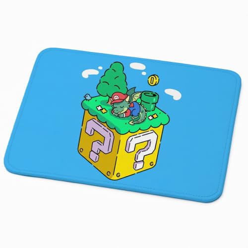 Image of Mouse Pad for Laptop & Desktop | 9x7 Inch Anti-Fray Stitched Edges | Non-Slip Rubber Base | Desk Setup Accessory for Students, Gamers & Professionals (Baby Dragon)