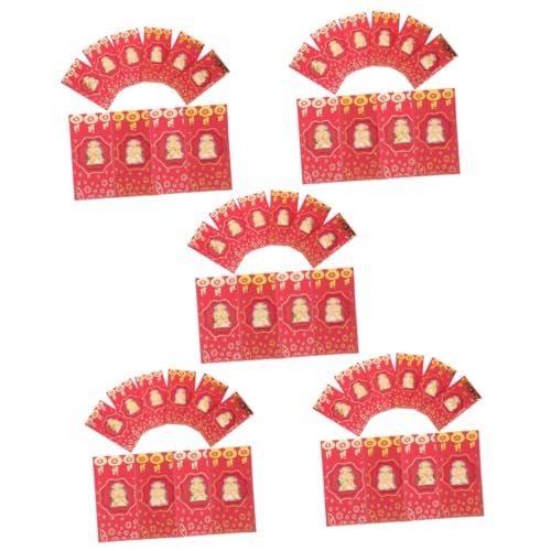 Enveloppes lapin avec gland pour étrennes traditionnelles et pochette cadeau de richesse