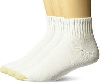 Gold Toe Men's Ultra Tec Performance Quarter Athletic Socks, 3-Pack, white, Shoe Size: