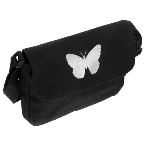 Holibanna 1 Pc Bolsas De Hombro Bolsos De Hombro De Mujer Bolsos Mujer Bolso De Hombro Individual Bolsos De Mujer Bolsa De Mujer Bolsa Inteligente Bolso De Señora Bandolera Lienzo Black