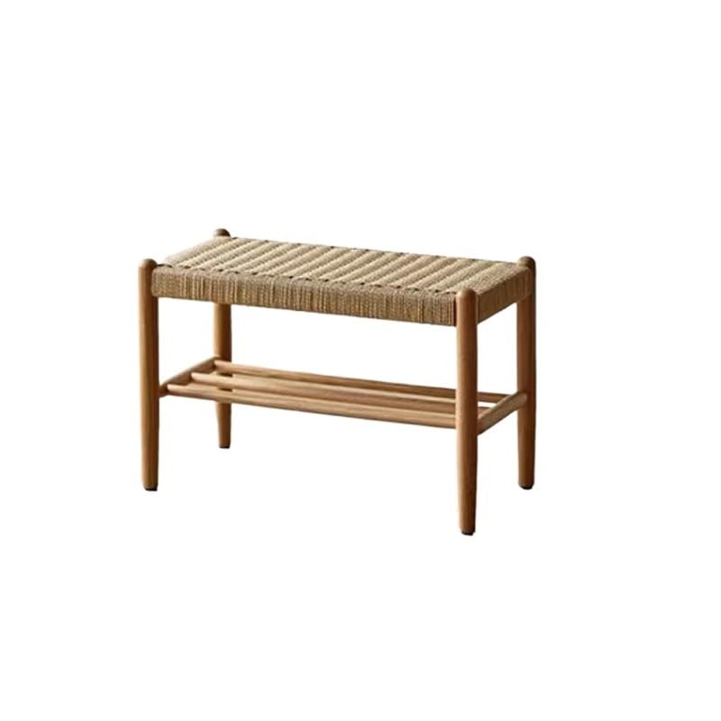 Tabouret à langer et repose-pieds ottoman pour un porche accueillant et chaleureux