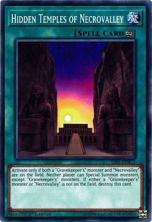Amazon.com: Yu-Gi-Oh! - Hidden Temples of Necrovalley - SS01-ENB13 - Common  - 1st Edition - Speed Duel Decks