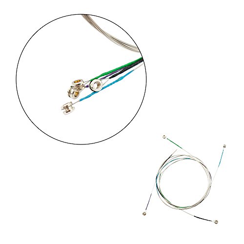 Jethrora Conjunto completo de cordas de violino para violino universal (EADG) núcleo de aço níquel-p