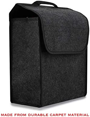 ADEPTNA® Durable Anti Slip Car Trunk Boot Tidy Organiser Storage Bag (TALL BOOT ORGANISER)