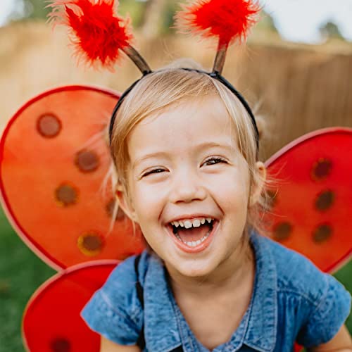 Diadema con alas de mariquita