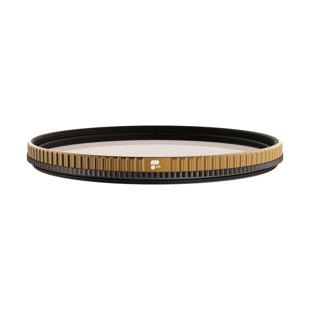 PolarPro - Quartzline - Circular Polarizer Filter - 67 mm - polarising filter - Cinema Series - Brass Frame - Anti-scratch/anti-oil/hydrophobic coatings