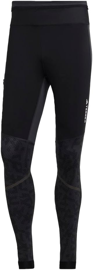 adidas Terrex Agravic Trail Running Leggings Men's, Grey, Size L