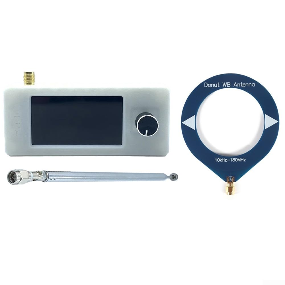 Eawfgtuw SI4732 Pocket Radio Receiver 0.5-108MHz with 1.9 inch IPS