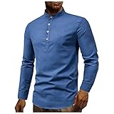 Camisa vaquera estilo vaquero occidental, camiseta vaquera estilo cowboy, camiseta de verano con solapa, camisa de punto suelta, camisa hawaiana vintage impresa, multicolor, camisa de manga larga Camisa de manga larga para hombre, estilo informal, transpirable, de Henley, para la playa, básica, sexy, de manga larga, para deporte, para negocios, oficina, oficina, diseño de animales, Slim de flores de frutas, hojas y flores. 