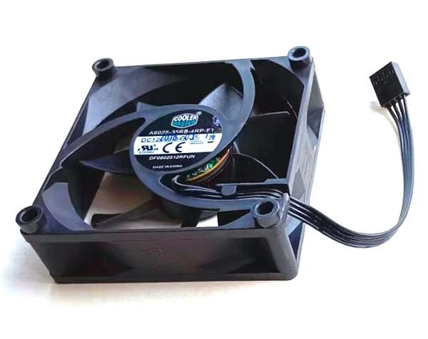 Ventilateur de refroidissement PWM 80mm 12V 0.34A pour boîtier PC